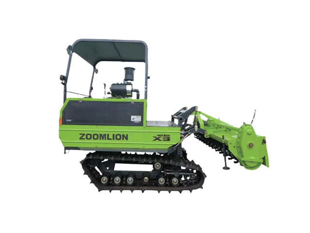 Cultivador rotativo autopropelido sobre esteiras X3